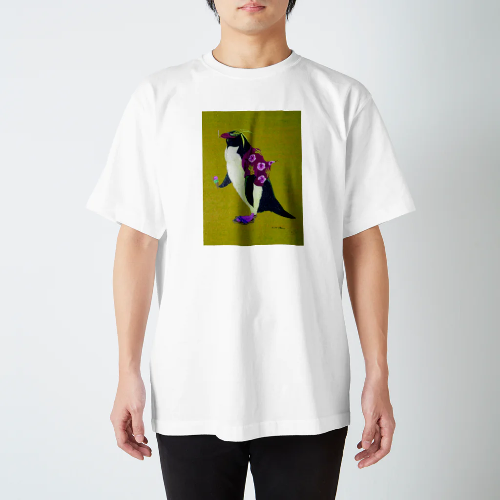 okanoxnekoのPENGIN-YELLOW スタンダードTシャツ