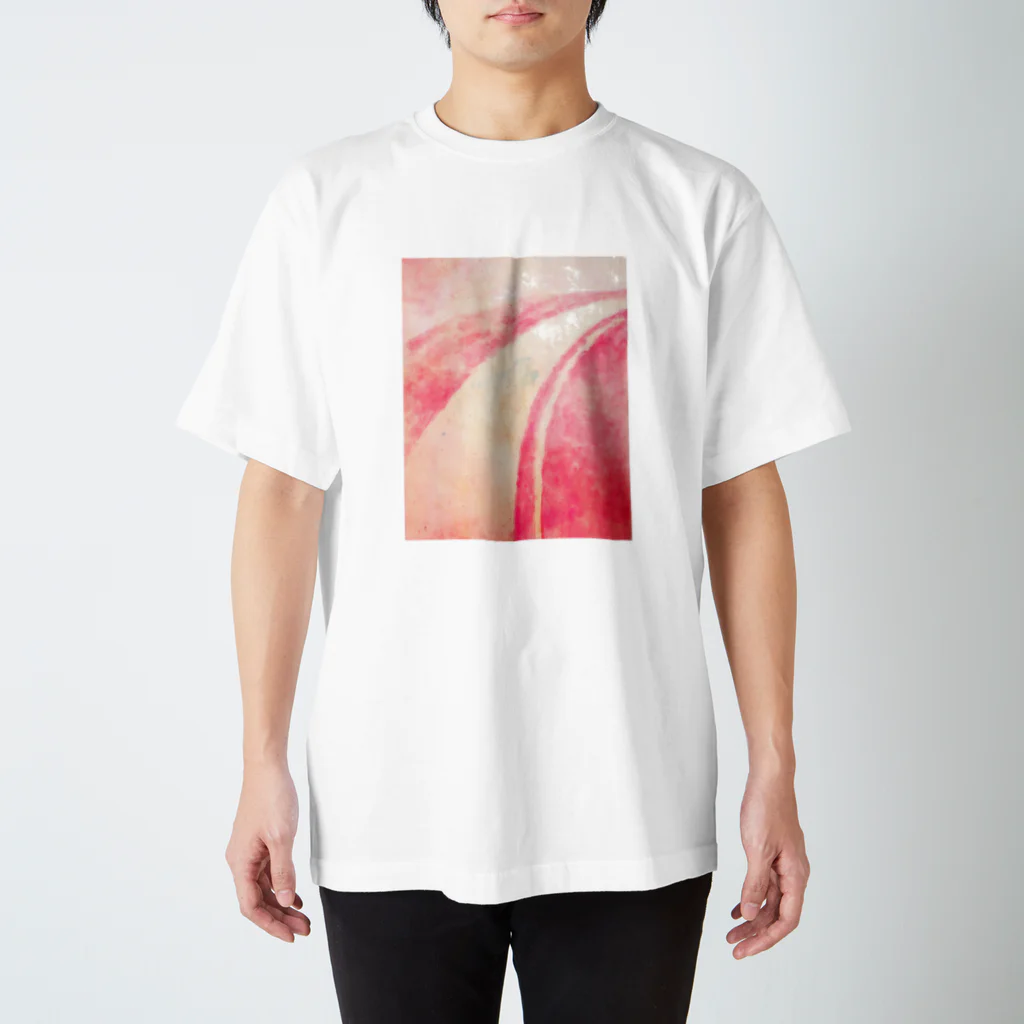 bungetsudoの赤い道 Regular Fit T-Shirt