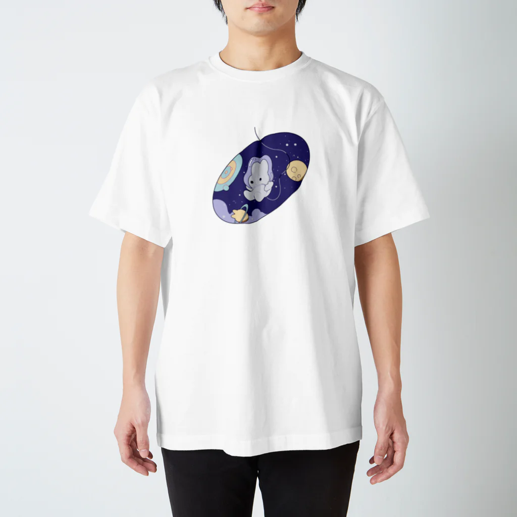 oringoの宇宙うさぎ スタンダードTシャツ