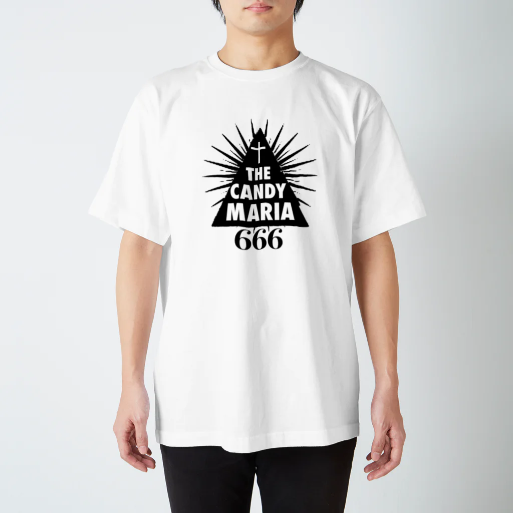 THE CANDY MARIAの666 FM Logo Regular Fit T-Shirt