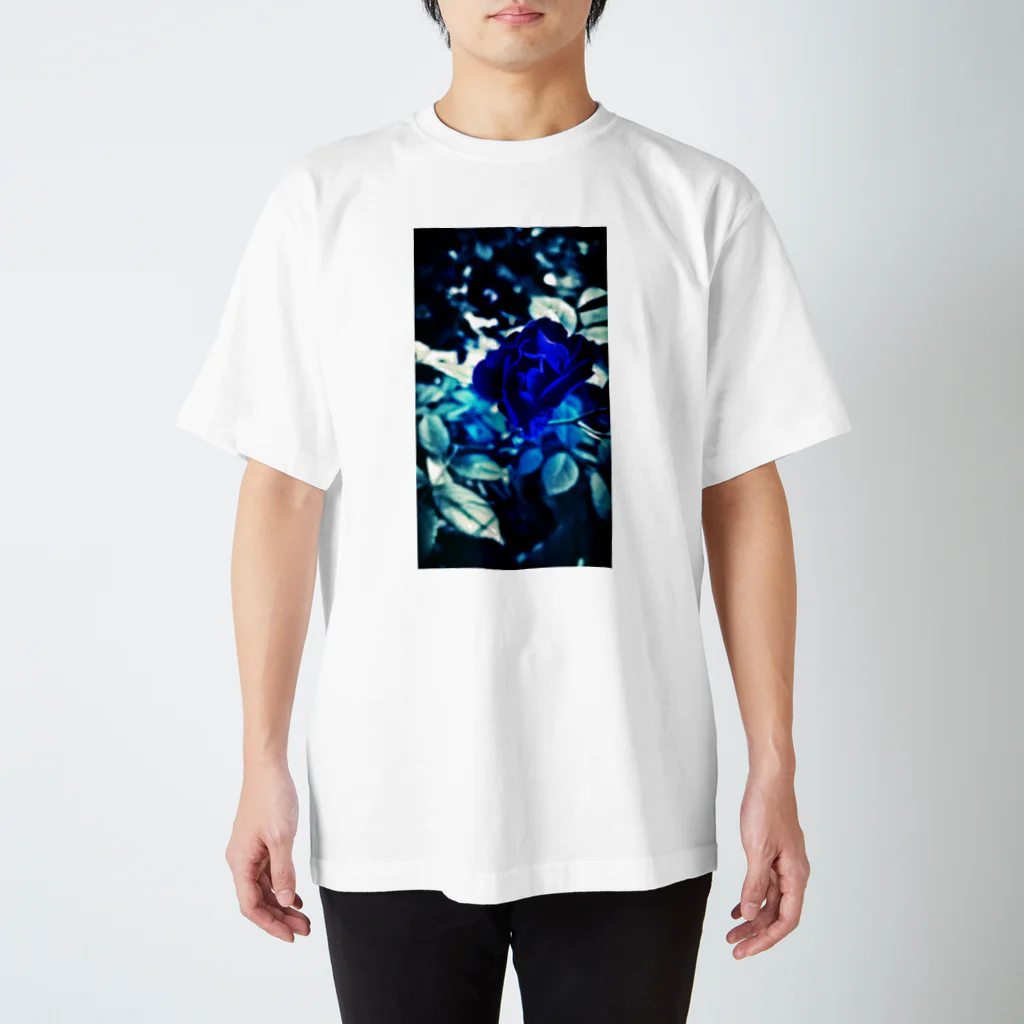 幸運❤happy🌈のBlue Rose　幸運の青い薔薇 スタンダードTシャツ