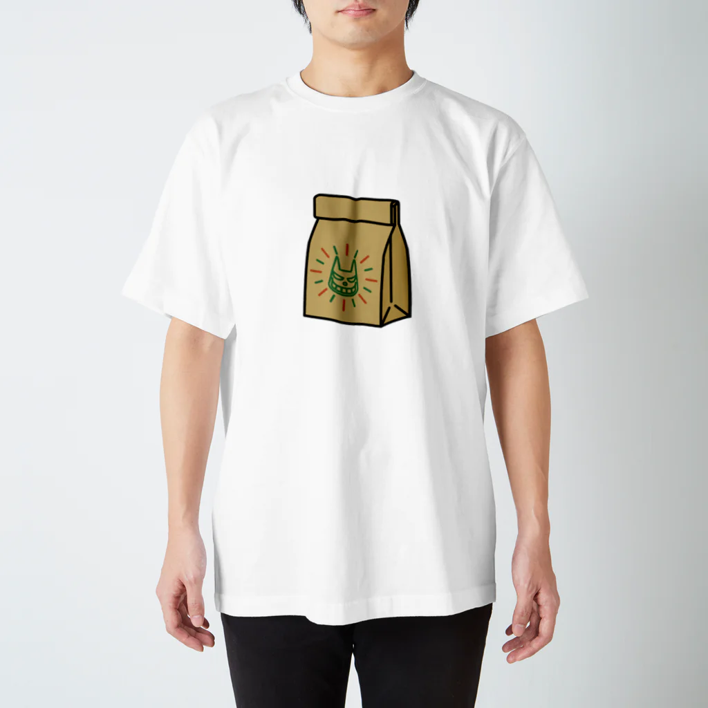 キヨのモノのネコサン印の上袋 Regular Fit T-Shirt