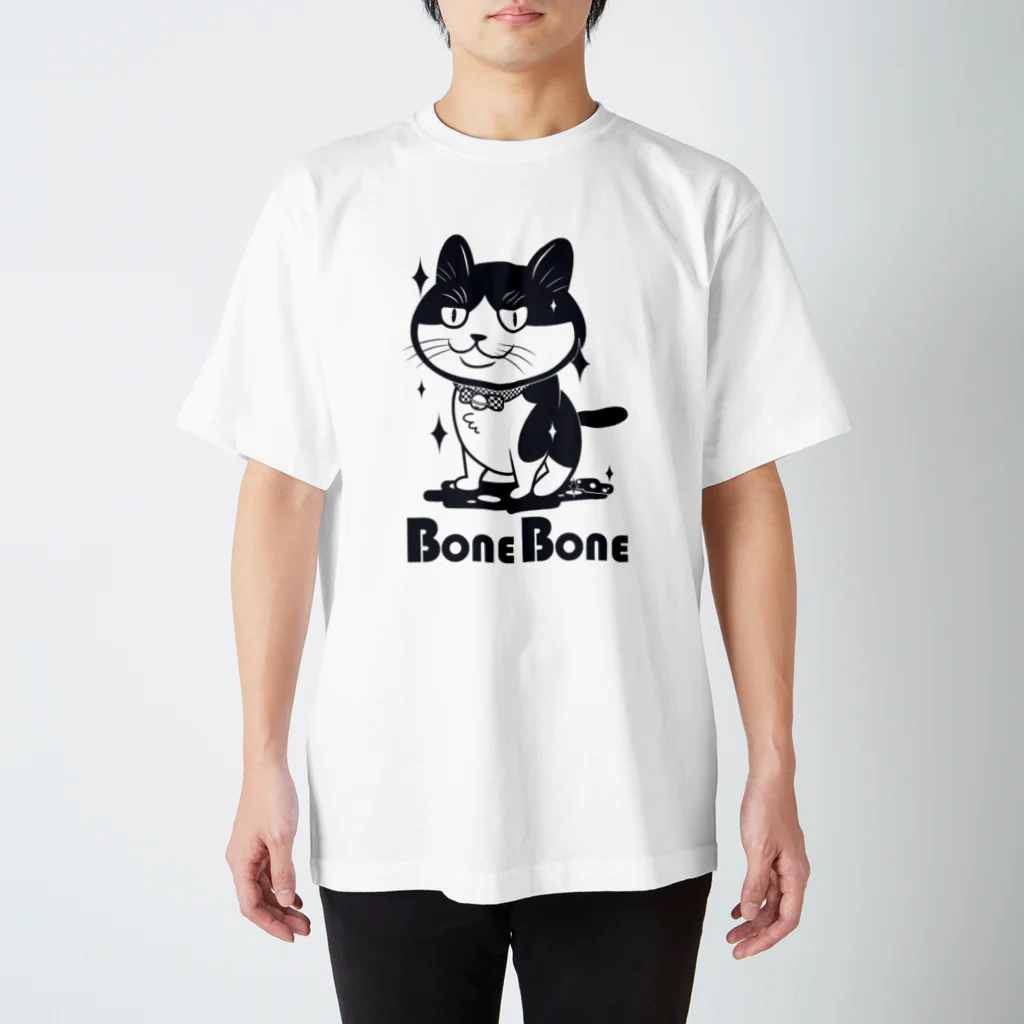 たーぼの部屋の脱糞CAT ボーン(単色ver) Regular Fit T-Shirt