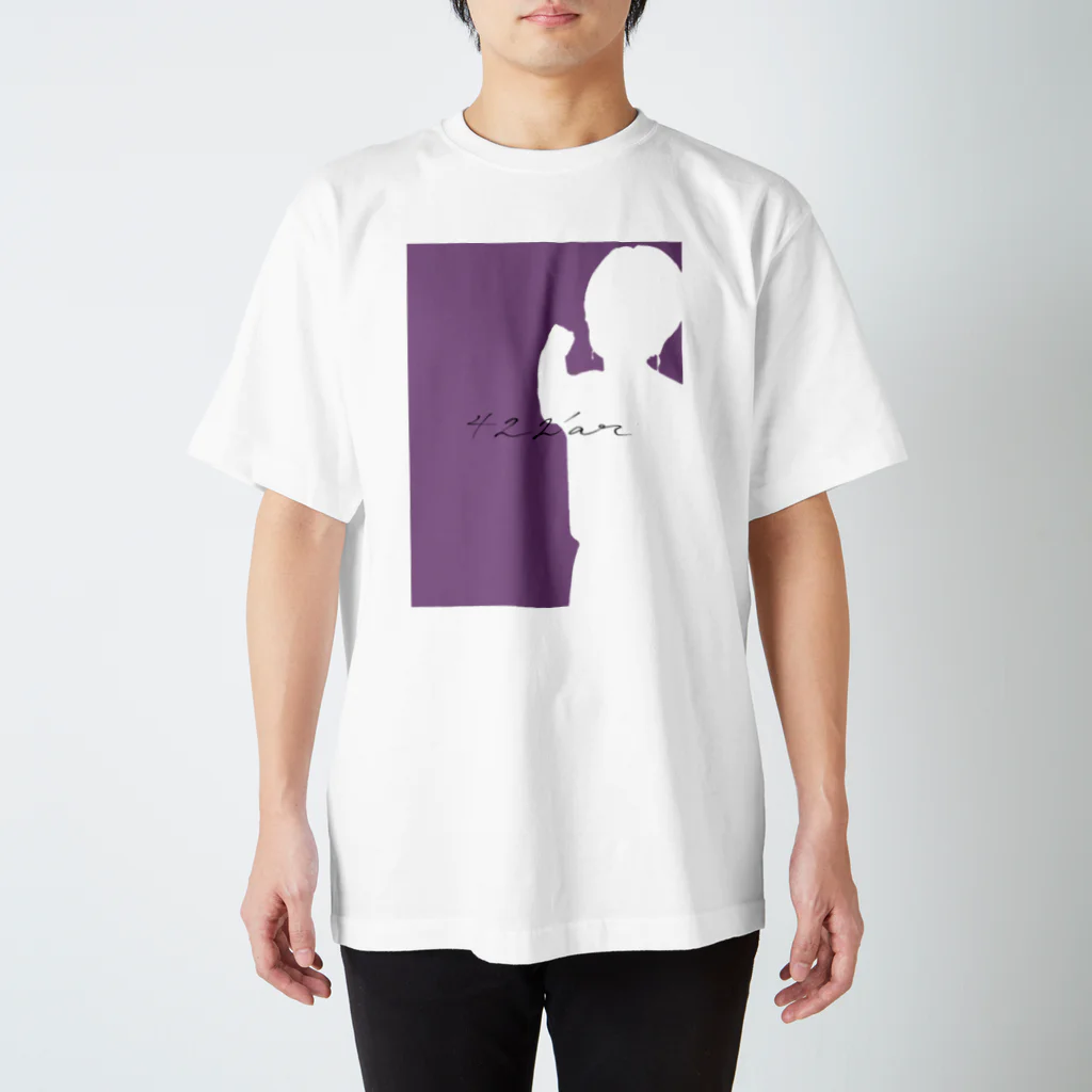 Nancy's Merchandise Storeの422'ar Silhouette×Violet スタンダードTシャツ