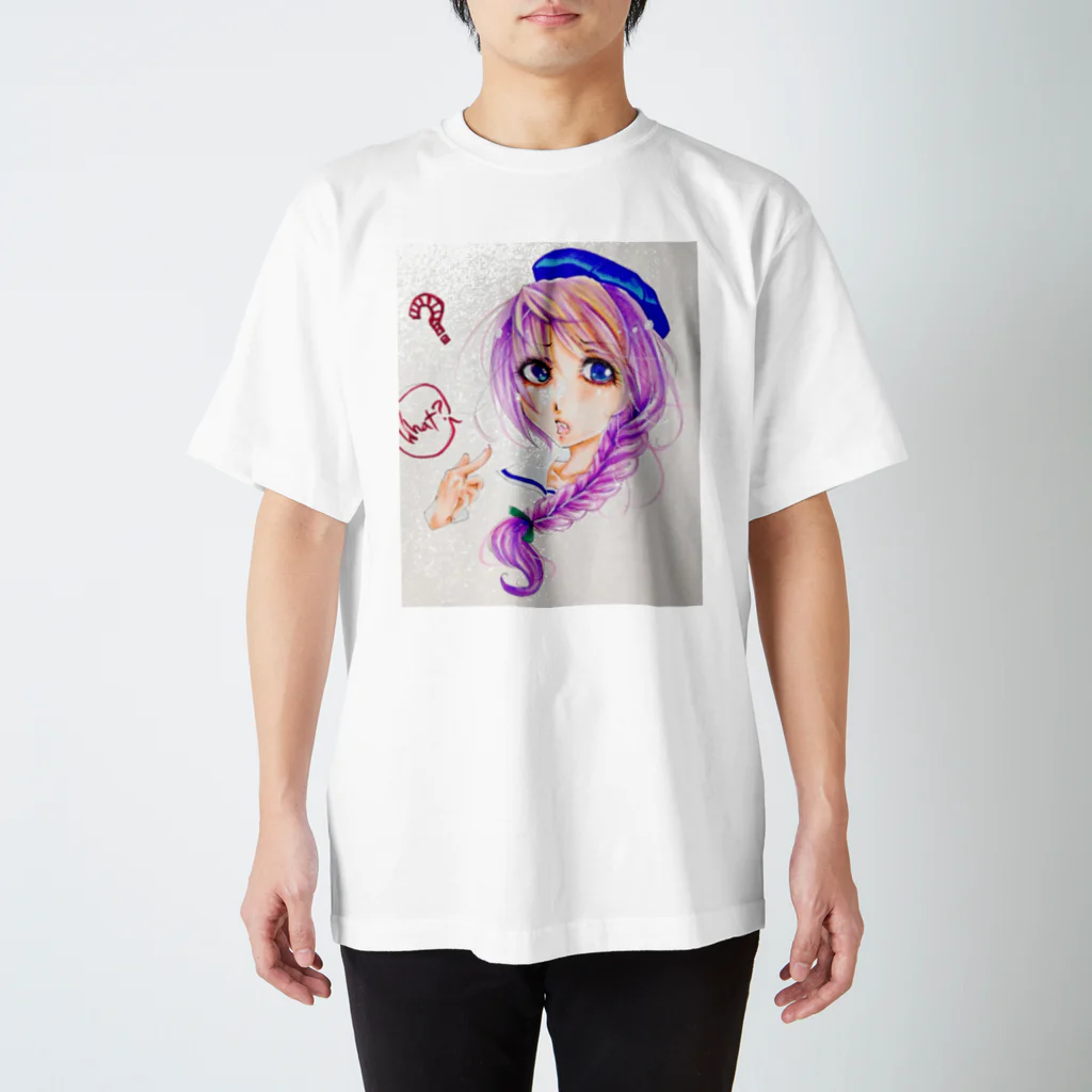 ぺちゃの ○。銀狐堂。○ のWhat？ スタンダードTシャツ