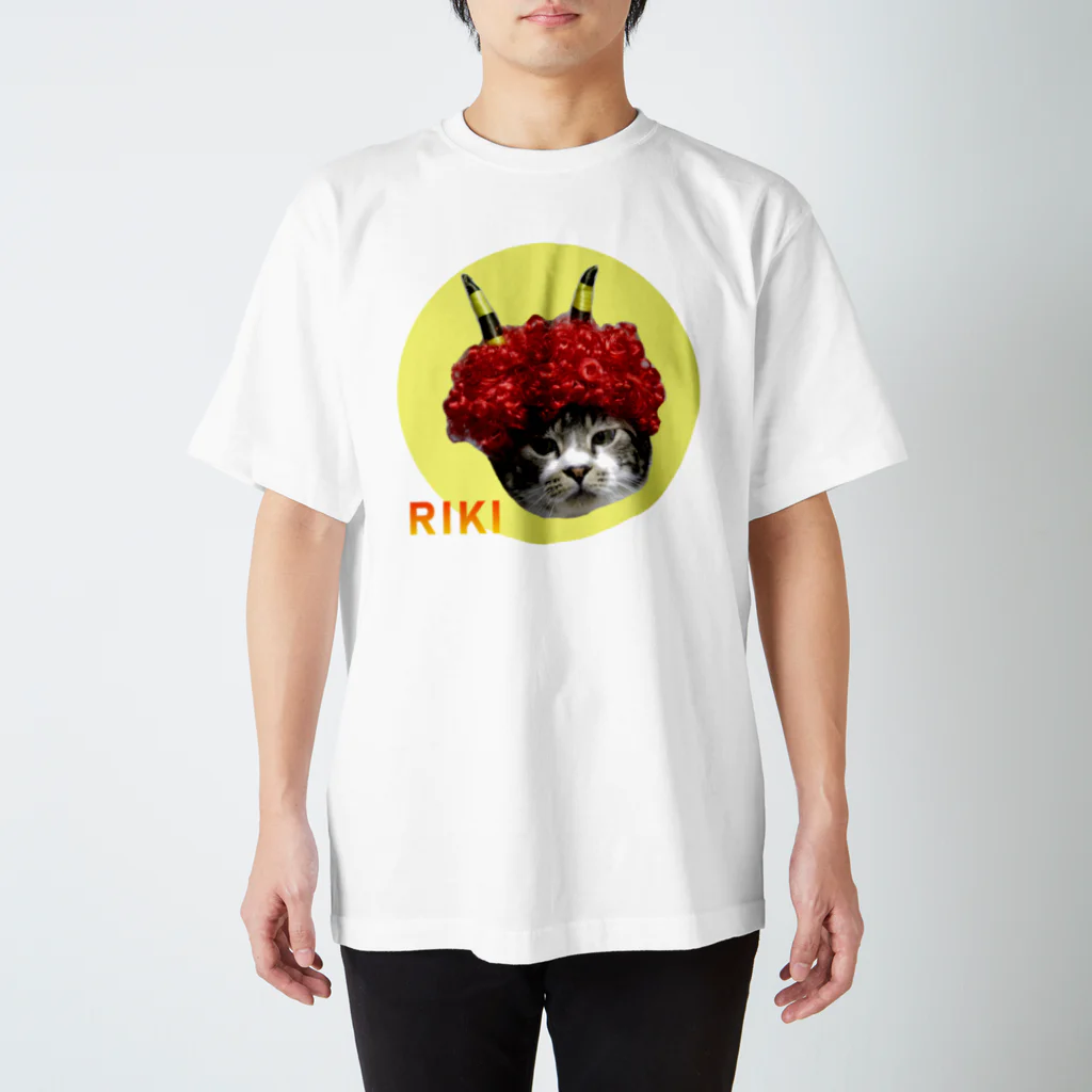 RIKICHANNEL OFFICIAL SHOPの赤鬼リキちゃん Regular Fit T-Shirt