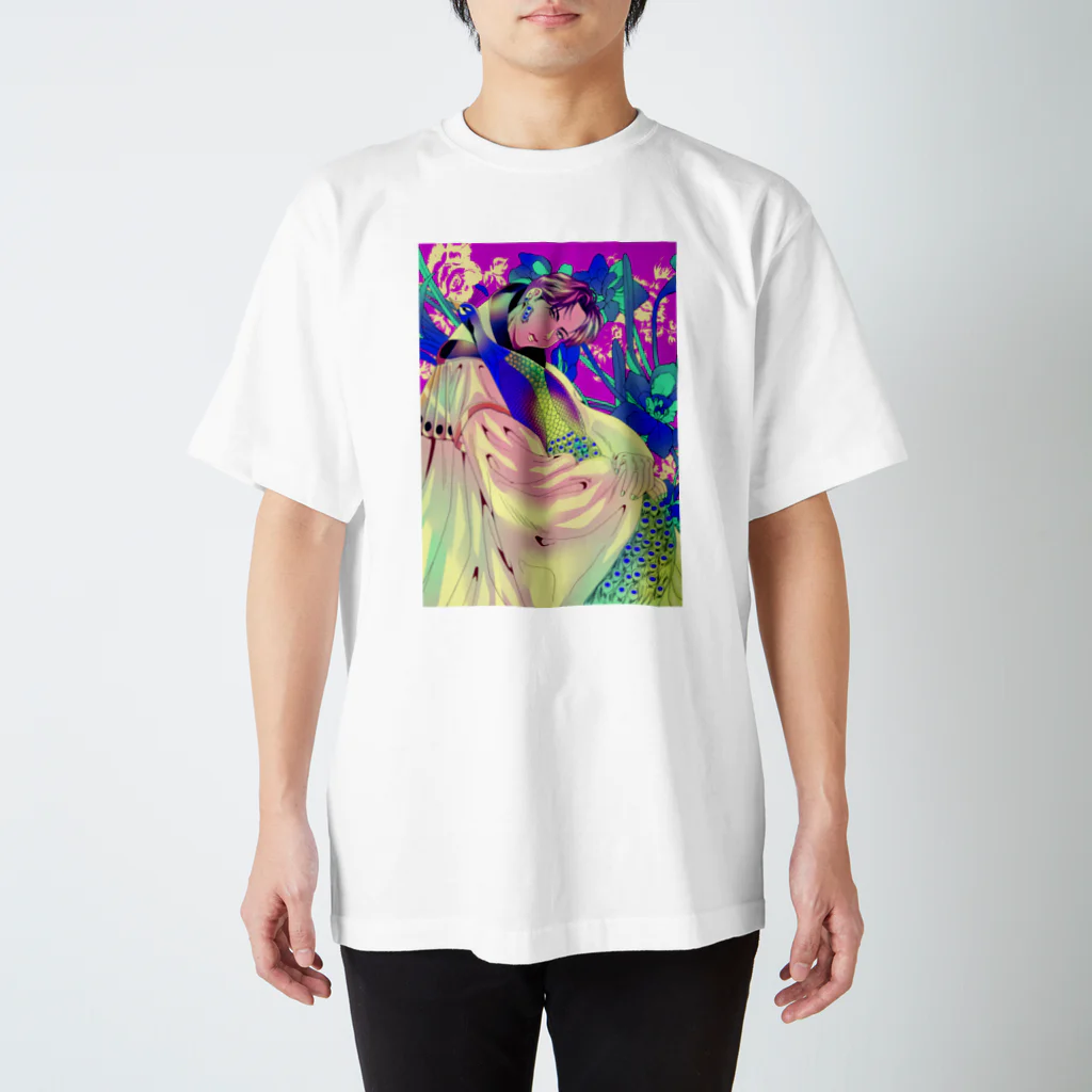 フラニーの孔雀と美青年 Regular Fit T-Shirt