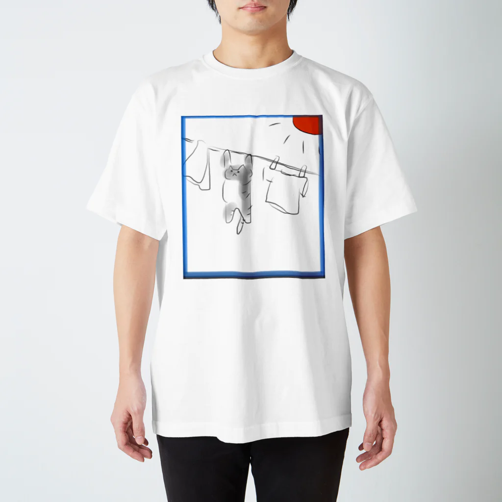 mnauの洗濯ねこ Regular Fit T-Shirt