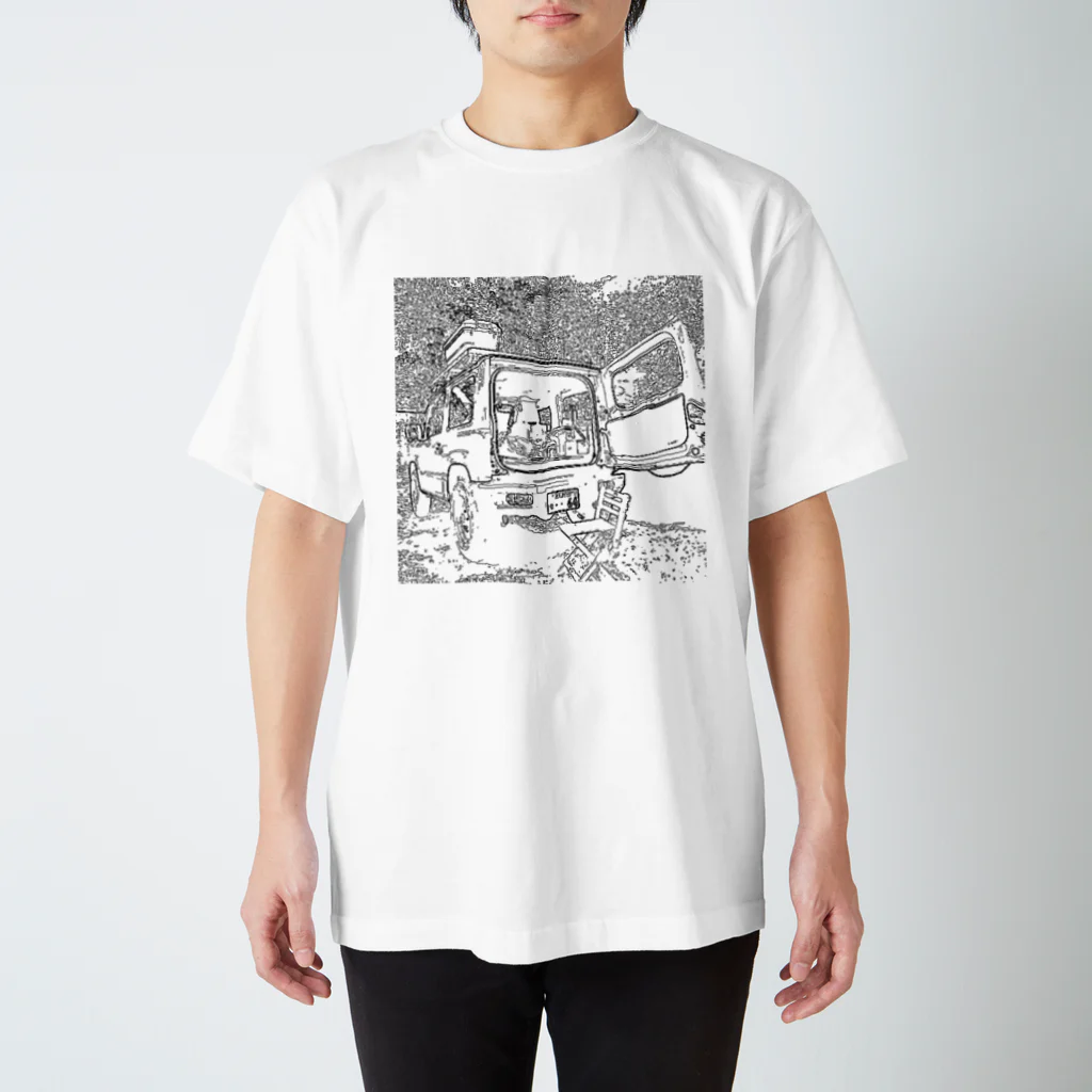 かにばぶるのアウトドア2 スタンダードTシャツ