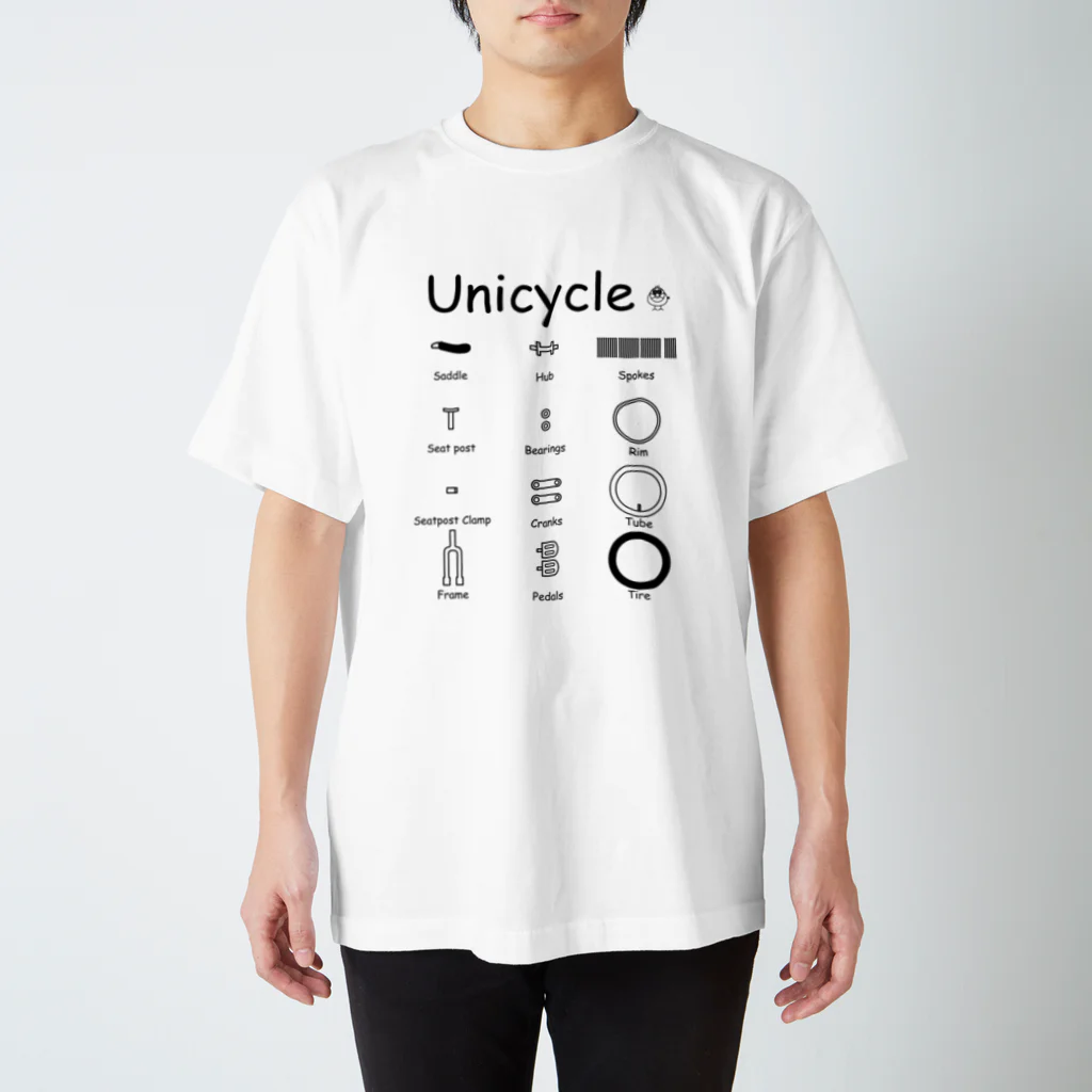 YaMaのUnicycle スタンダードTシャツ