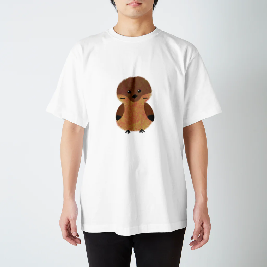 惠以(めい)のすずめくん Regular Fit T-Shirt