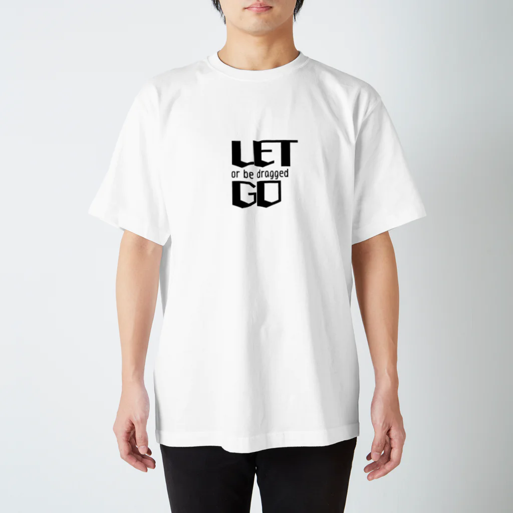 Zen Yoga Design Co.のLet Go or be dragged スタンダードTシャツ
