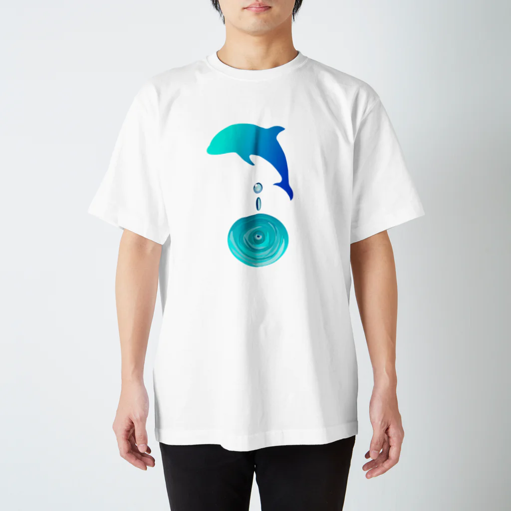 gradationのイルカ  Regular Fit T-Shirt