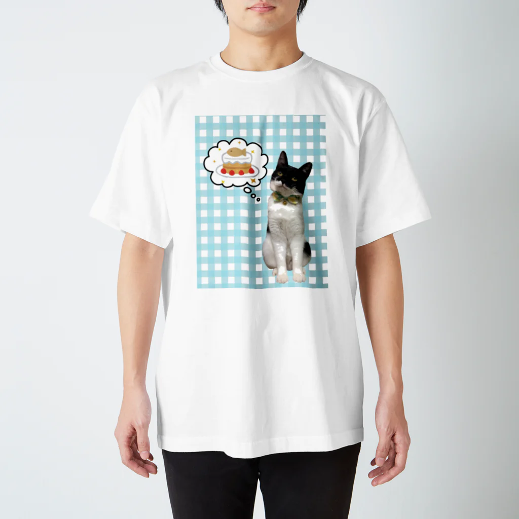 みくせんせの白黒猫の空腹妄想 티셔츠