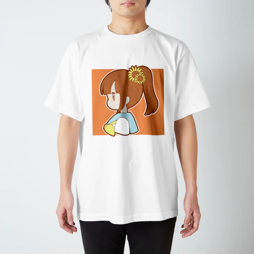 かわいいもののおみせ　いそぎんちゃくのひまわりポニテちゃん Regular Fit T-Shirt