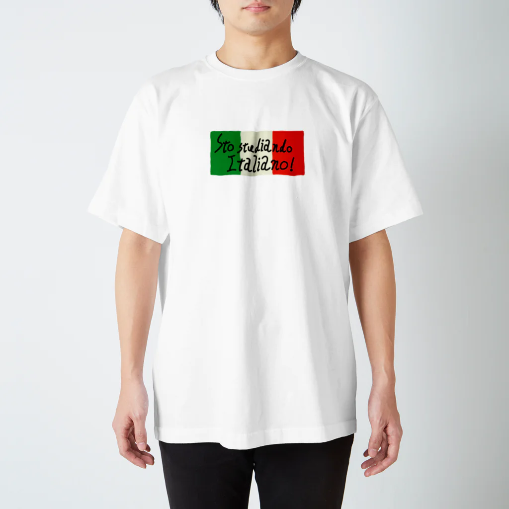 Bianco and NeROの私はイタリア語を勉強中です スタンダードTシャツ