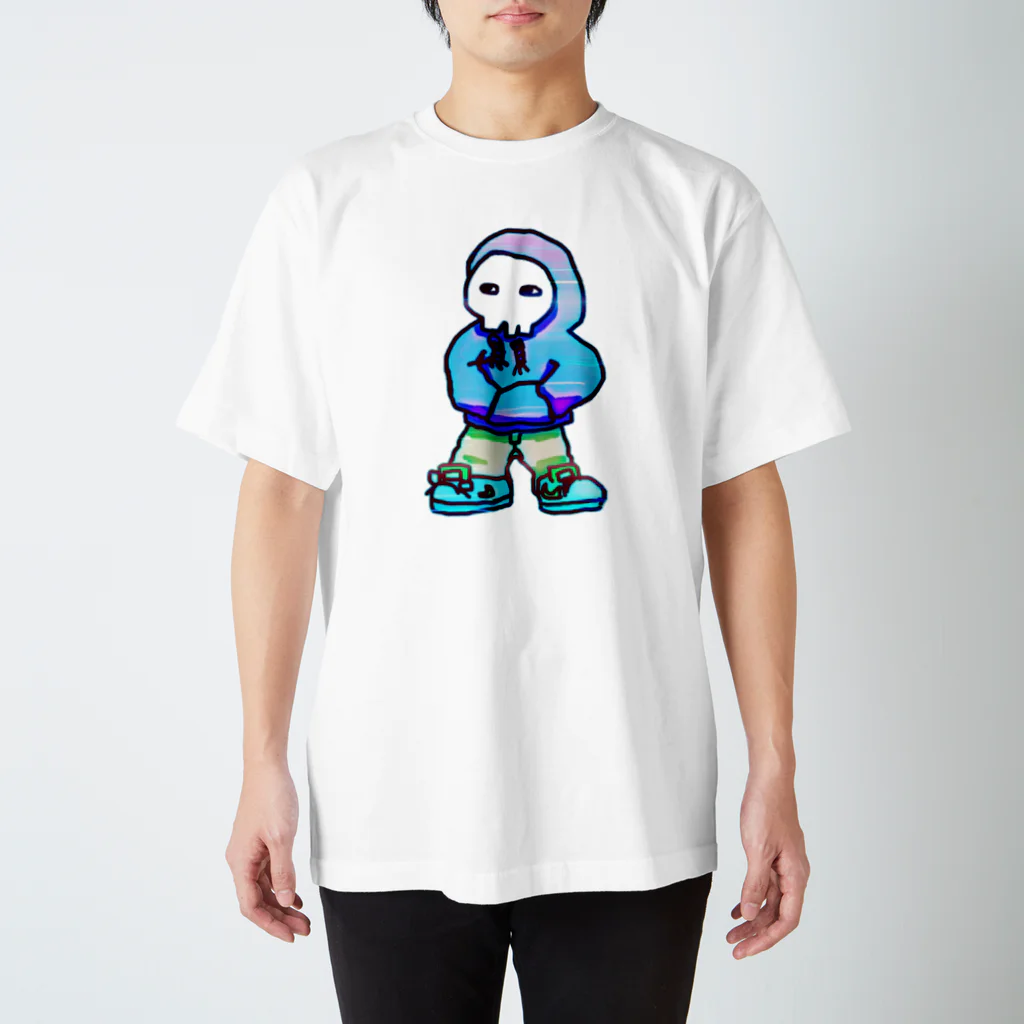 POGSのパーカードクロくん(2Pカラー) スタンダードTシャツ