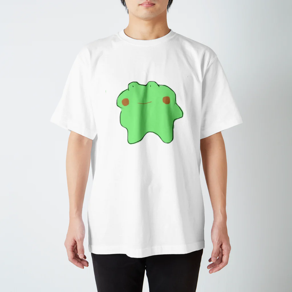 カズフォンスエルリックのかわいいかえる スタンダードTシャツ