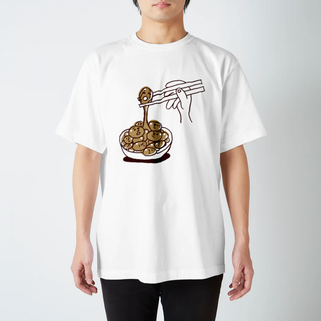 ことり屋の泣き叫ぶ納豆 Regular Fit T-Shirt