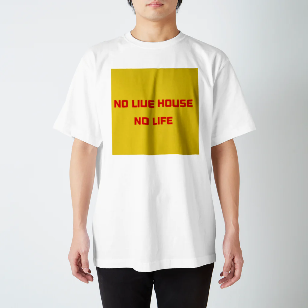 mizutomiのNO LIVE HOUSE NO LIFE スタンダードTシャツ