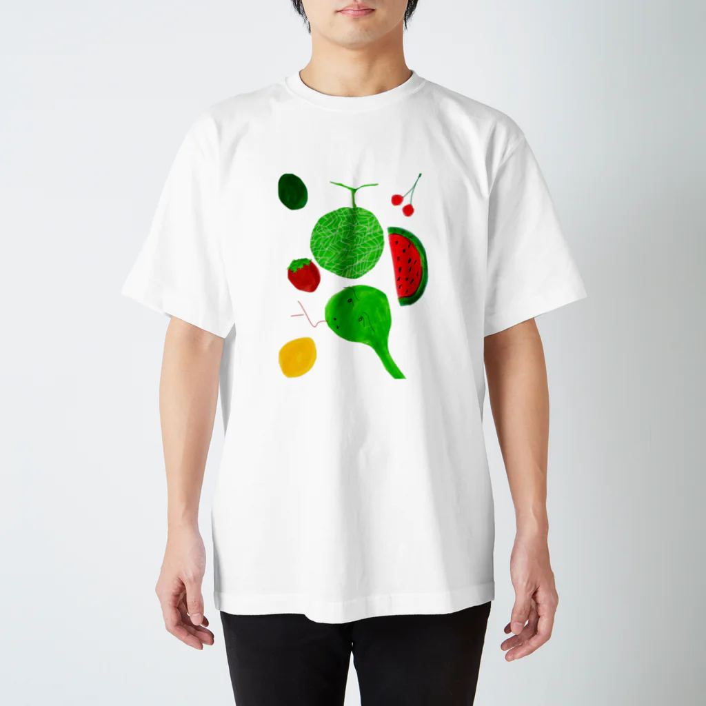 蛇ちゃんの蛇ちゃんとフルーツ Regular Fit T-Shirt