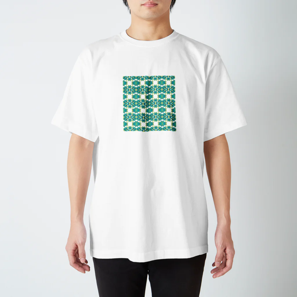 幾何学模様ARTのNo.718_魚 スタンダードTシャツ