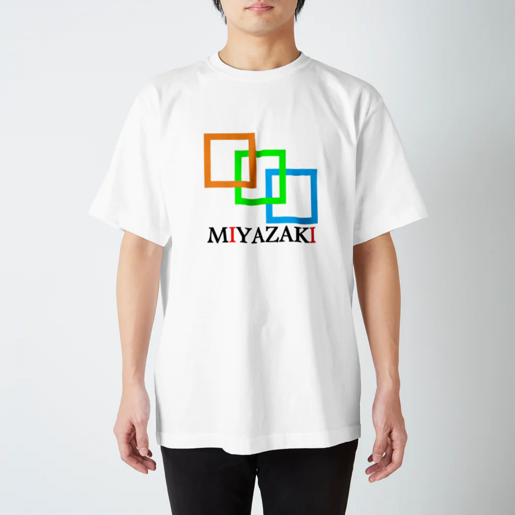 アトリエヱキパのmIyazakI(宮崎) スタンダードTシャツ