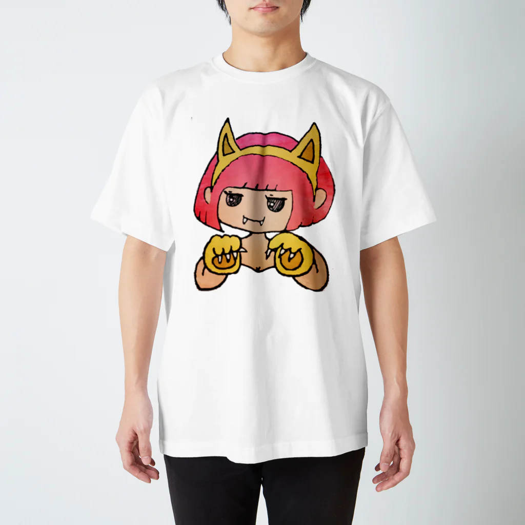 あぴこのおみせの猫娘ちゃん Regular Fit T-Shirt