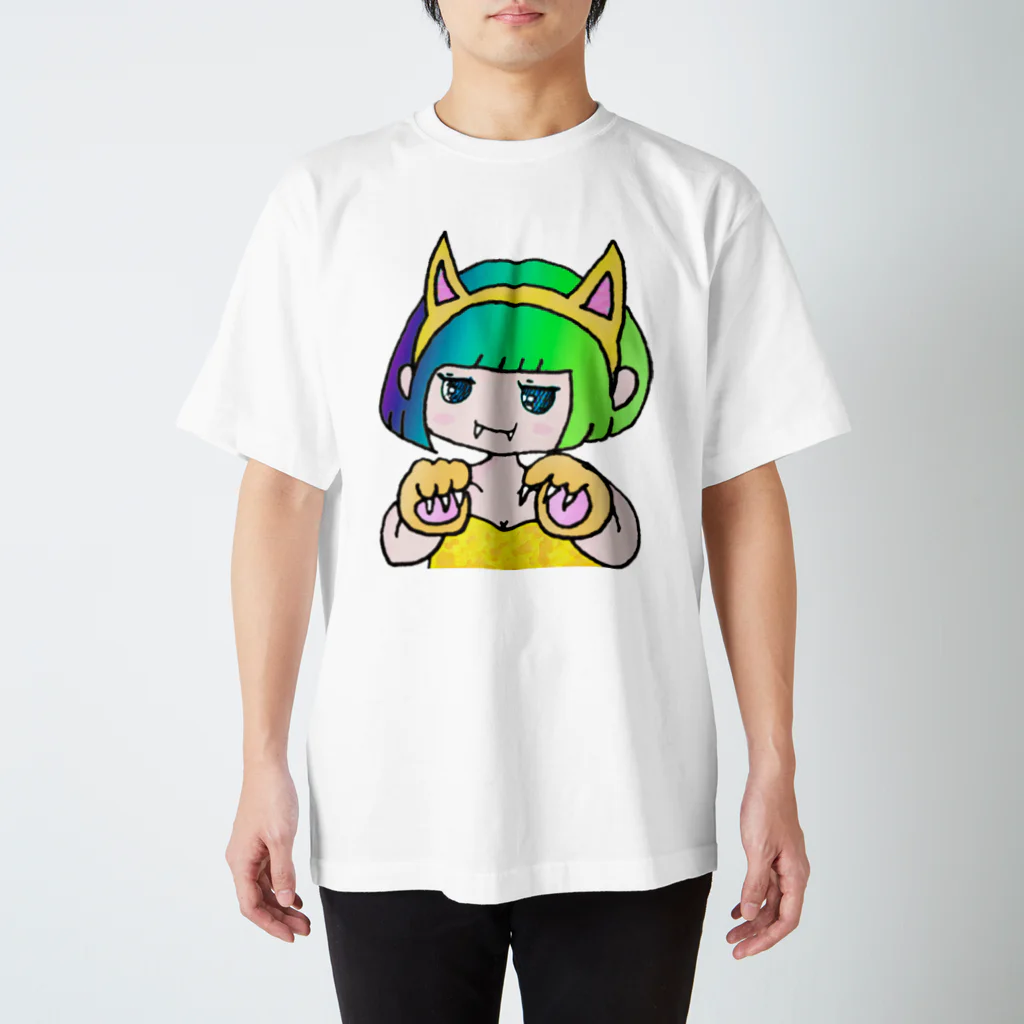 あぴこのおみせの猫娘ちゃん2 Regular Fit T-Shirt