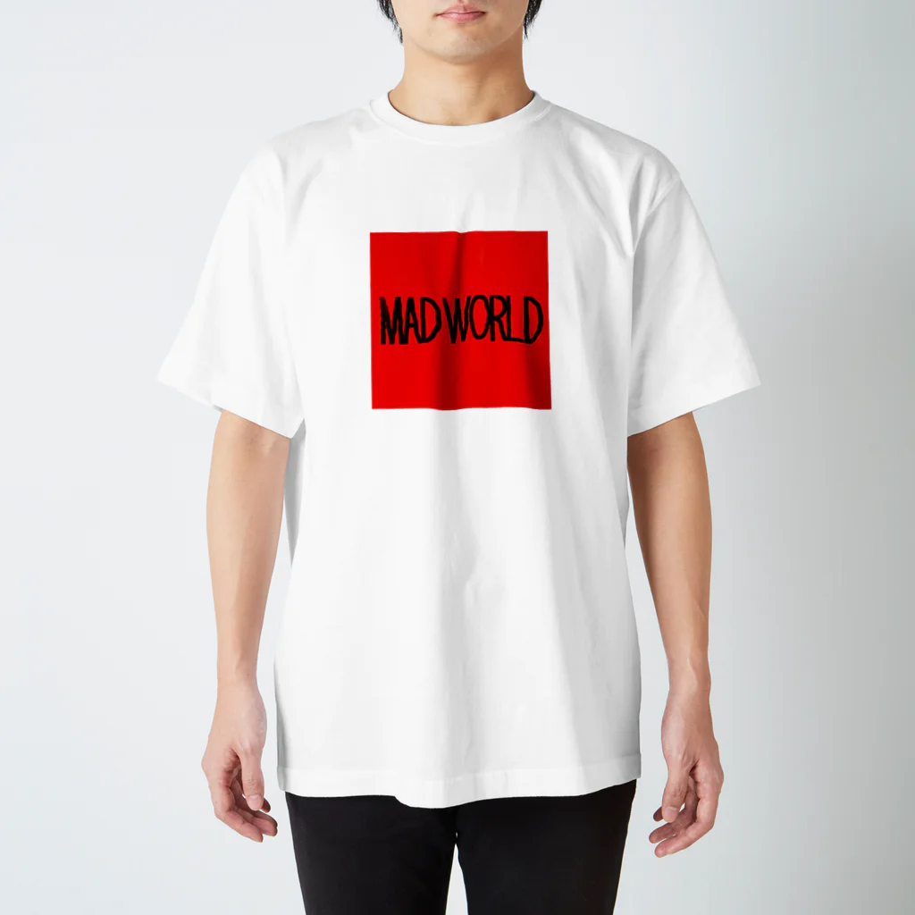 IBISCHAOS/アイビスカオスのMADWORLDーchas Red Regular Fit T-Shirt