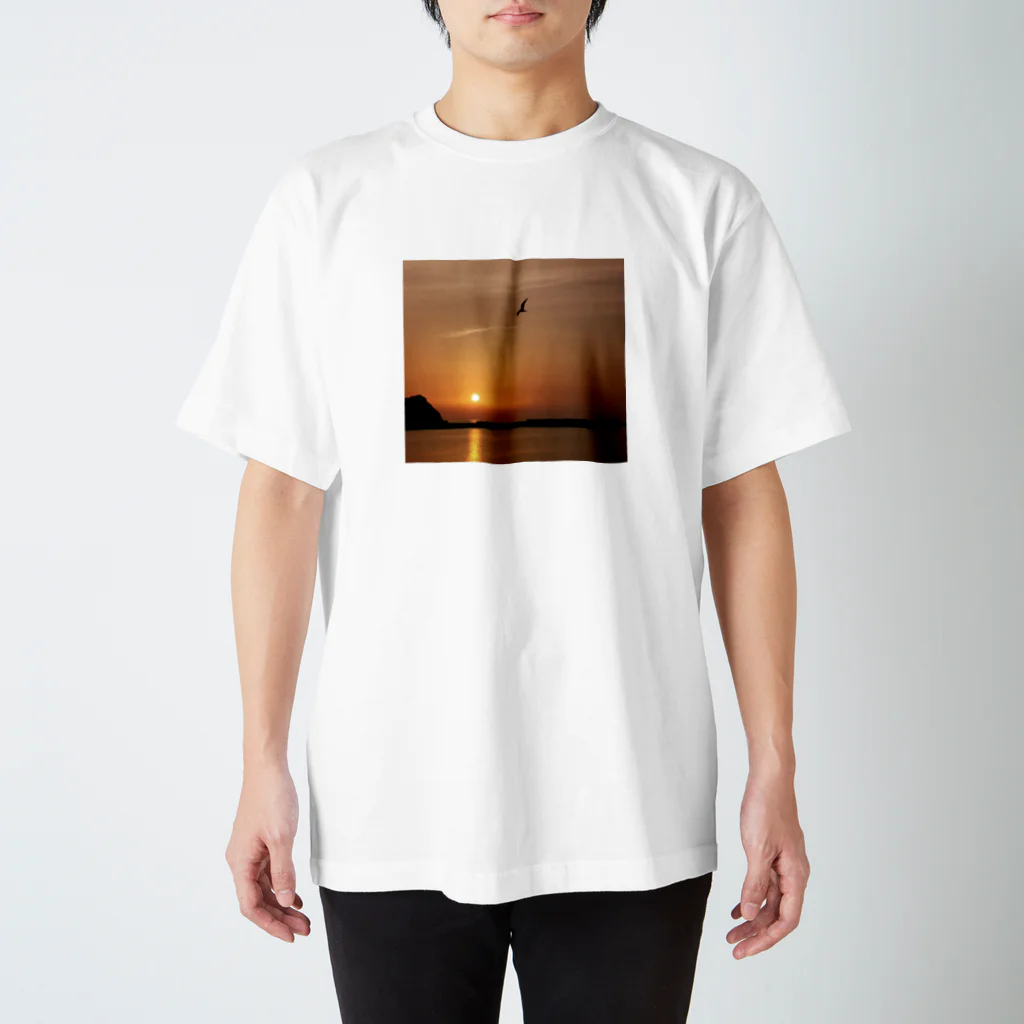 K-ioriの夕焼け　シルエット Regular Fit T-Shirt