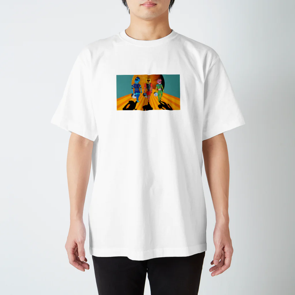 tadano-humanのスペース3 ビッグT Regular Fit T-Shirt