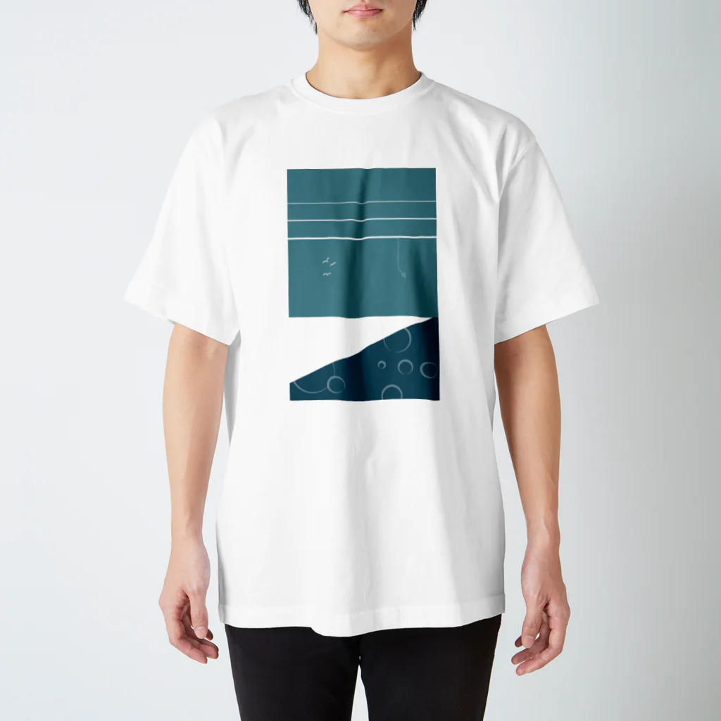 potetoaiの青い夏 Regular Fit T-Shirt