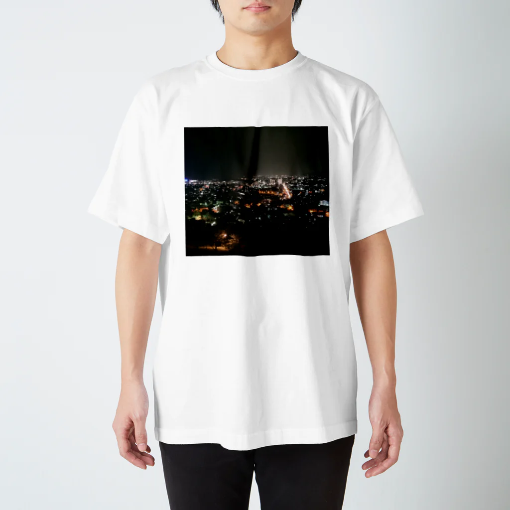 でおきしりぼ子の実験室のNight Scape Regular Fit T-Shirt