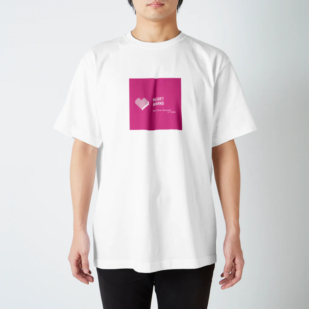 ハート&ハンドのHeart & Hand ピンク スタンダードTシャツ