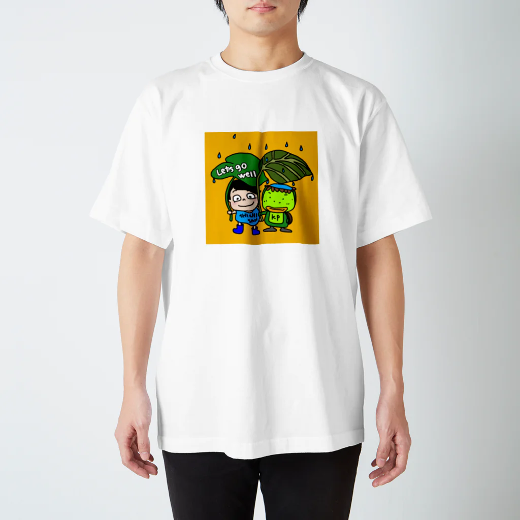 minamamaのシチサンベビーとカッパくん スタンダードTシャツ