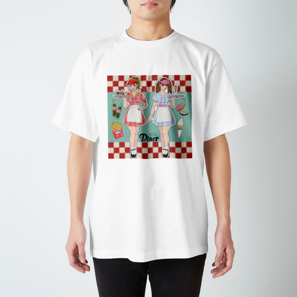 atelier rainyのアメリカンダイナー スタンダードTシャツ