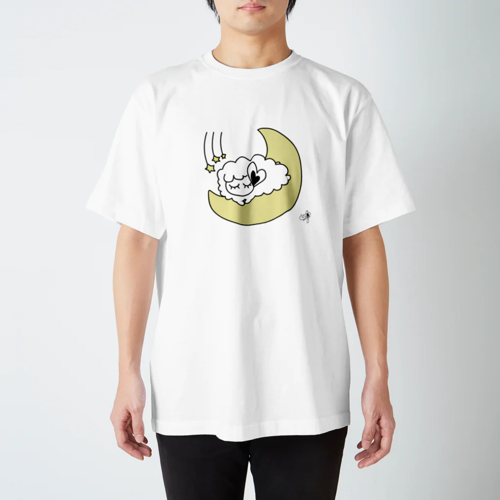 Saaya's Shopのお月さまとヒツジのひーくん Regular Fit T-Shirt