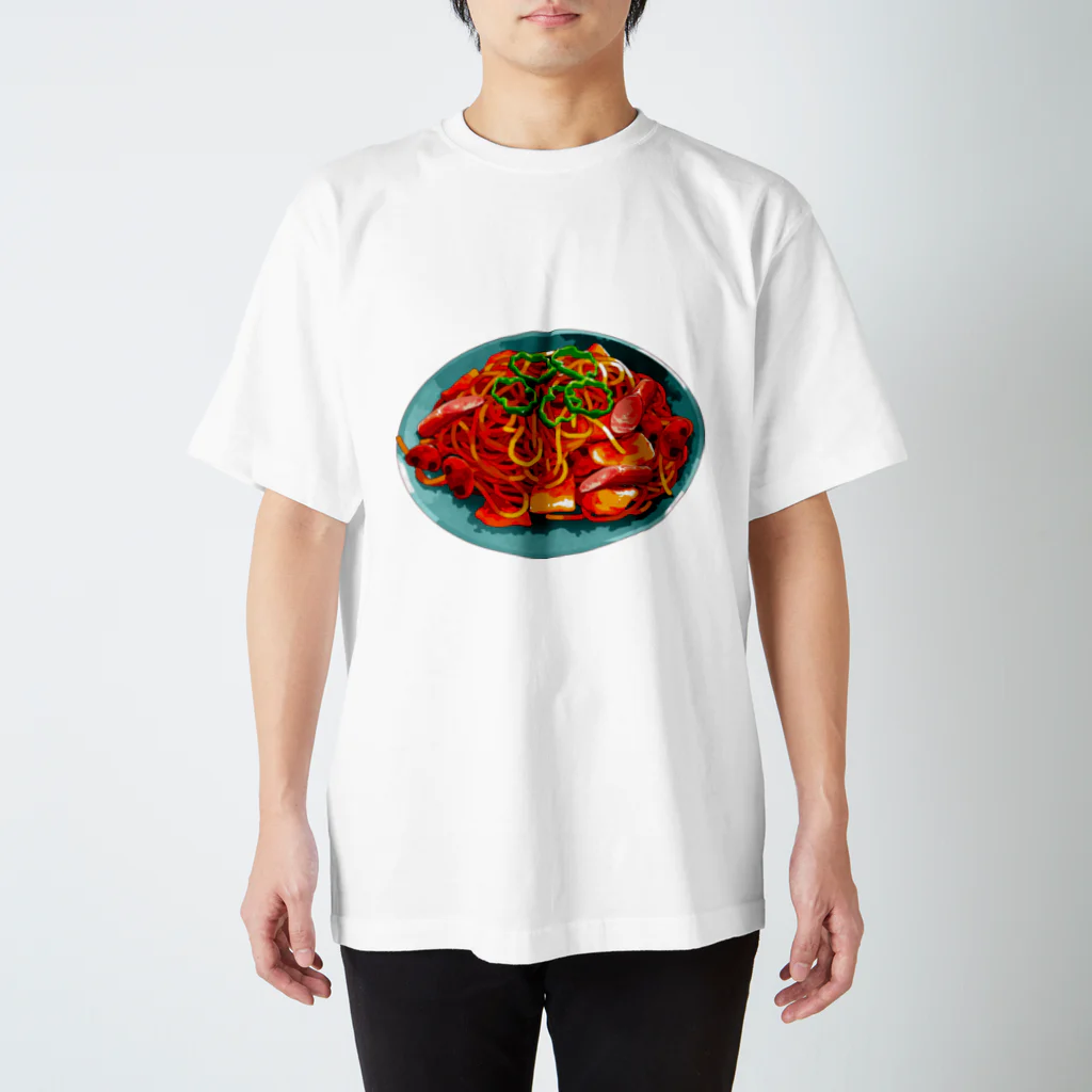 五重 紫兎花のナポリタン Regular Fit T-Shirt