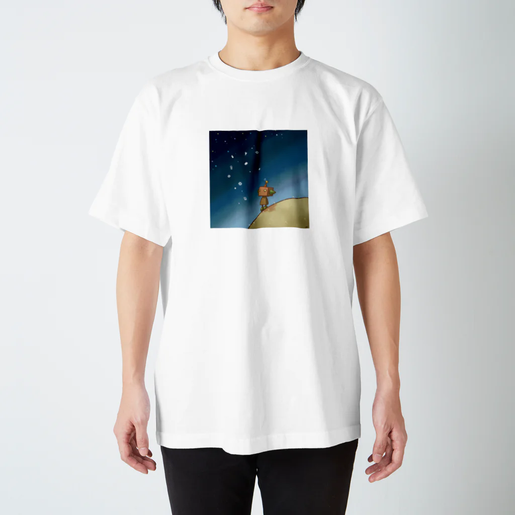 しらほし屋の旅するロボットTシャツ スタンダードTシャツ