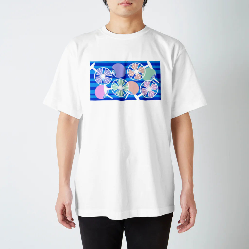 あきじあまみぃのせんぷうきとうちわ スタンダードTシャツ