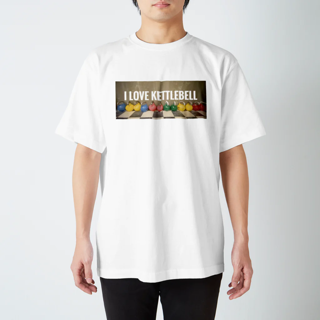 アイアムケトルベルリフターのアイラブケトルベル Regular Fit T-Shirt