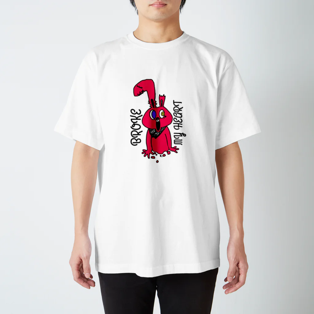 ROAELのCrazy rabbit スタンダードTシャツ