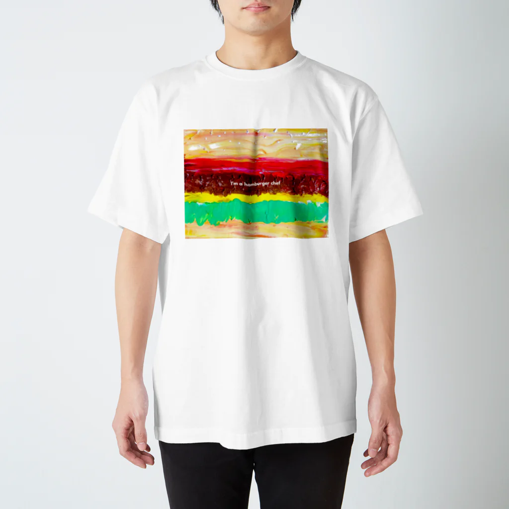 せきね まりのの私はハンバーガー屋さんです🍔 スタンダードTシャツ