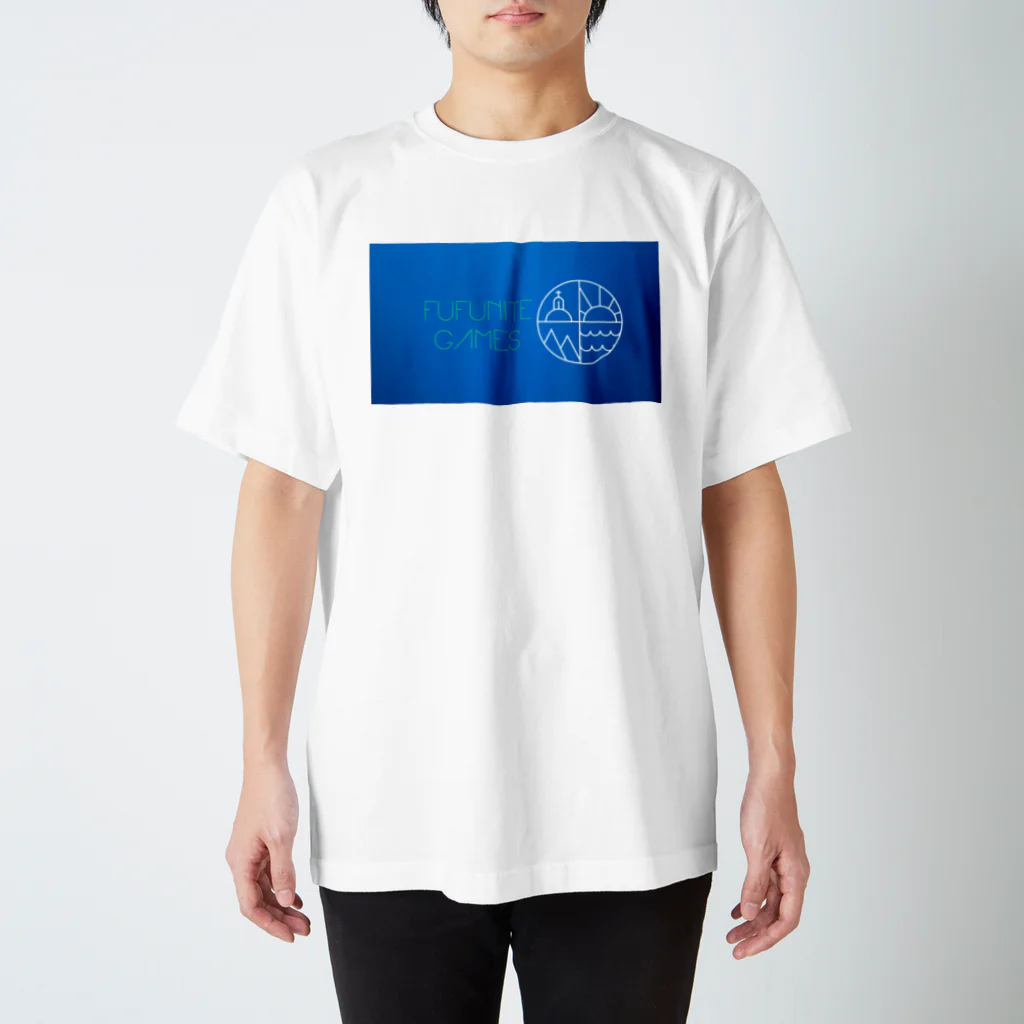 FUFUNITE.storeのFUFUNITE blue Regular Fit T-Shirt