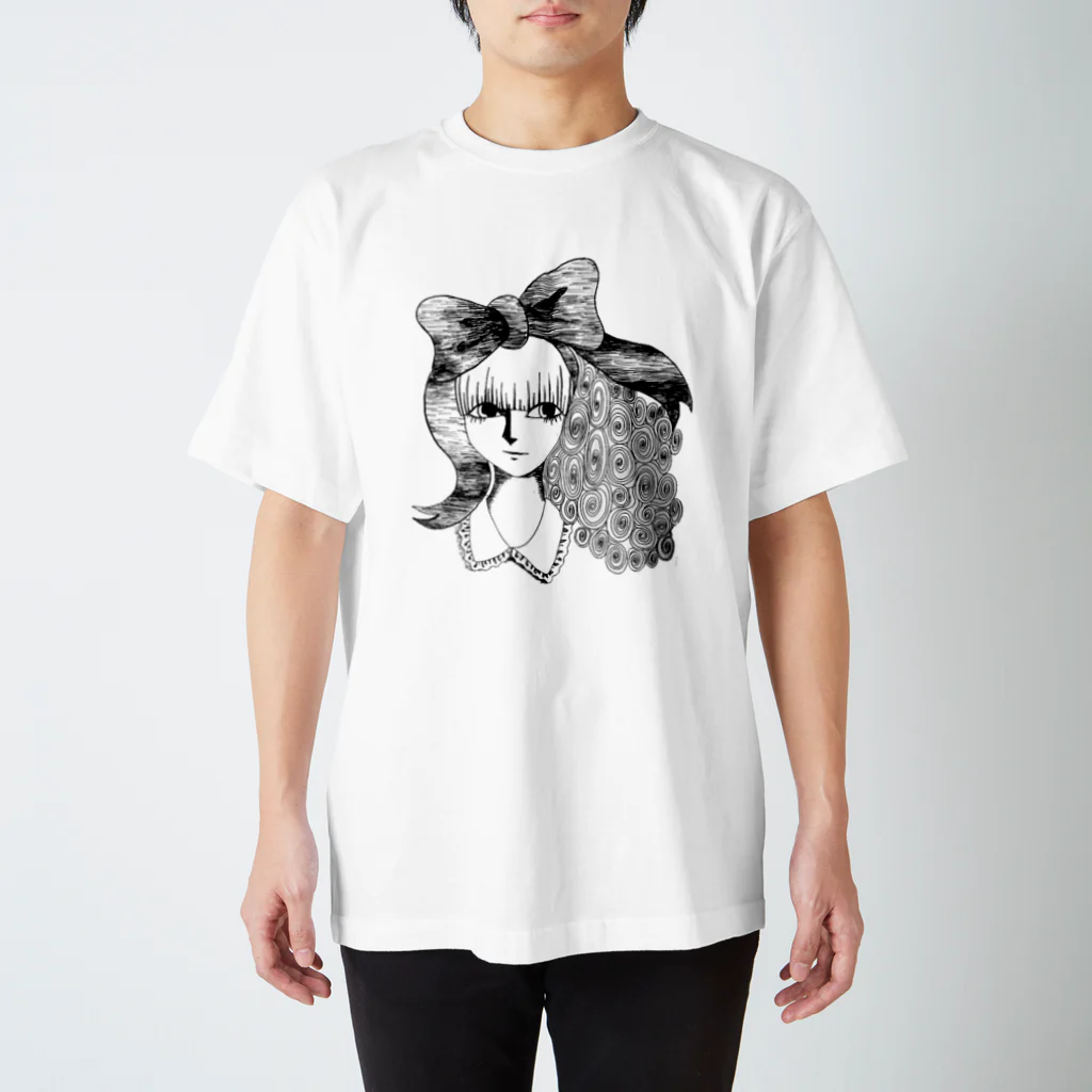 funny globuleの或る少女 スタンダードTシャツ