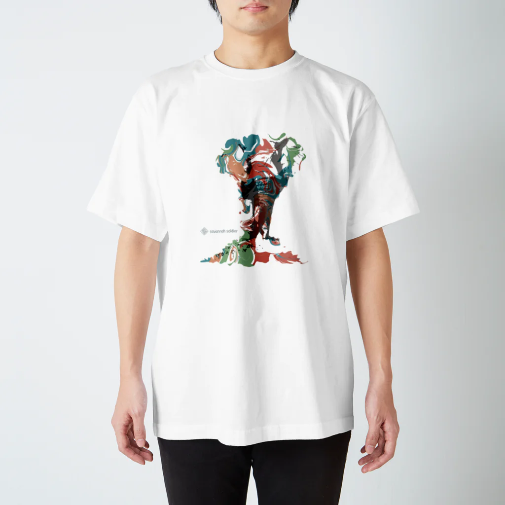 savannah soldierのマーブルシリーズ エレファント Regular Fit T-Shirt
