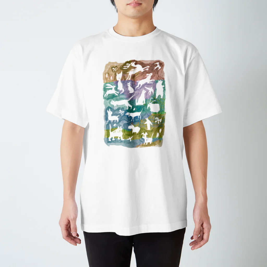 KAERUCAFE SHOPのアニマル Regular Fit T-Shirt