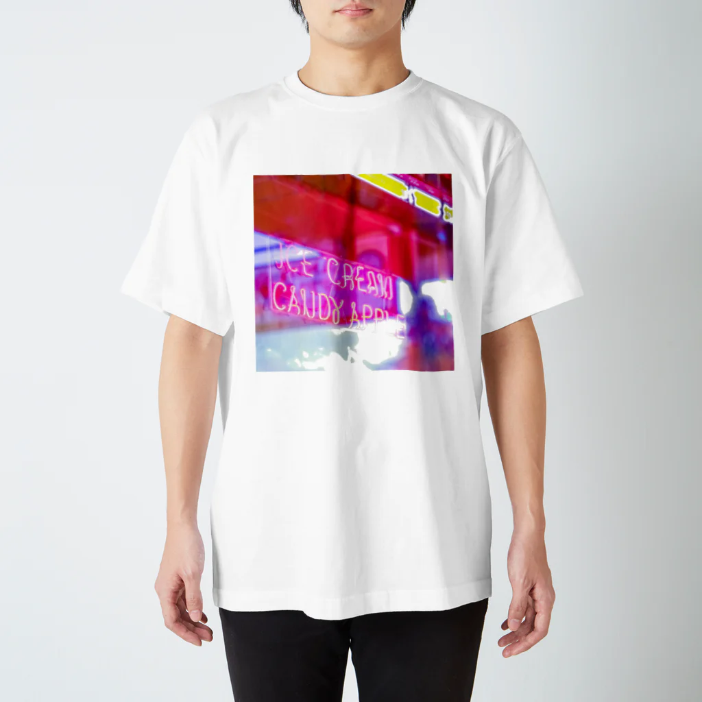 NEON LIGHT STARSのAPPLE NEON マシカク スタンダードTシャツ