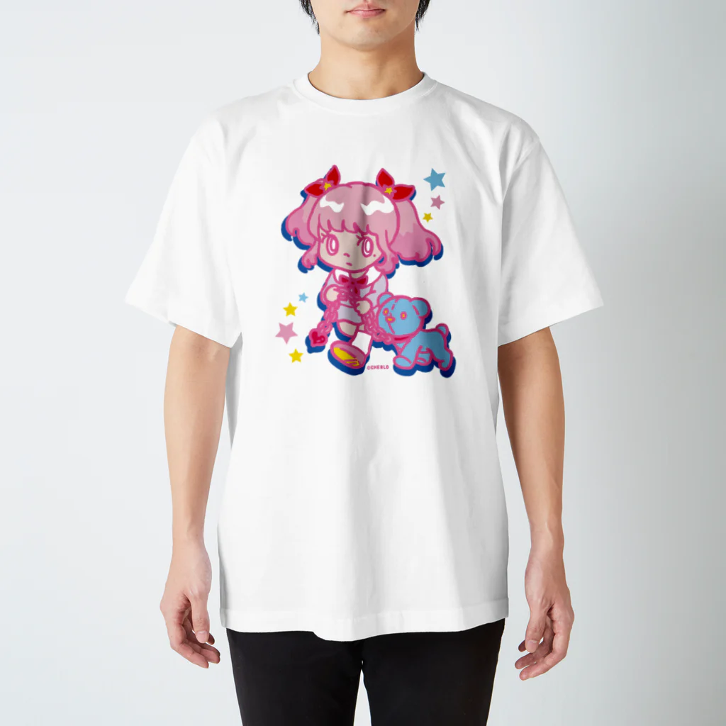 CHEBLOのONNANOKO【Pink】 Regular Fit T-Shirt